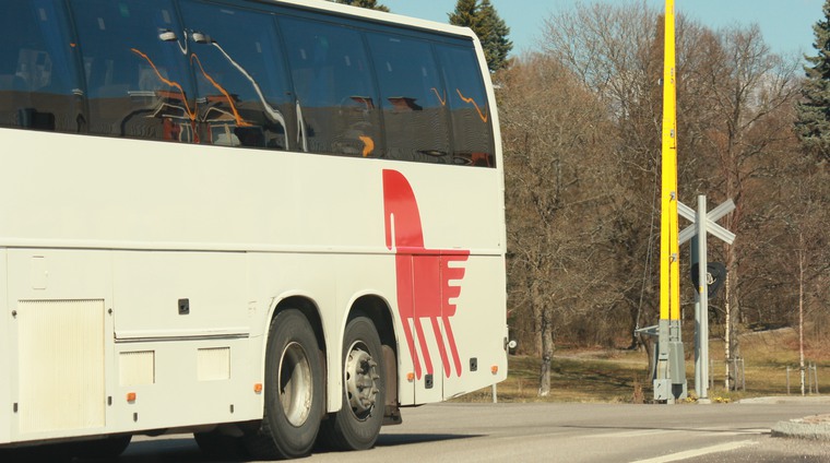 En av dalatrafiks bussar